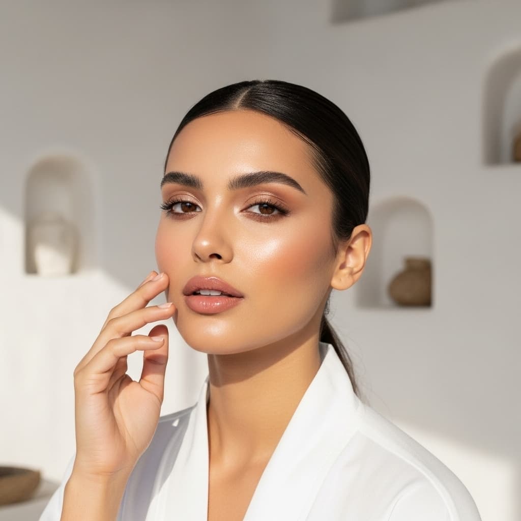 Evaya Beauty Consultation - Beautiful woman with flawless skin